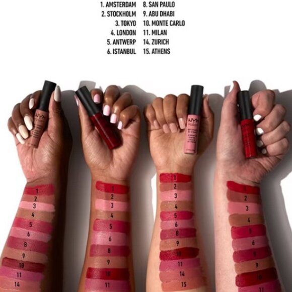 NYX Soft Matte Lip Cream Lightweight Liquid Lipstick Color: ABU DHABI**FULL SIZE - Picture 4 of 4